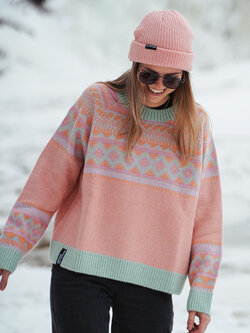 Notice the reckless ROAD TO BAJA SWEATER PINK