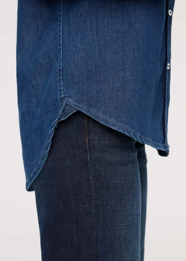 Du/er WOMEN'S PERFORMANCE DENIM LITE RELAXED BUTTON DOWN