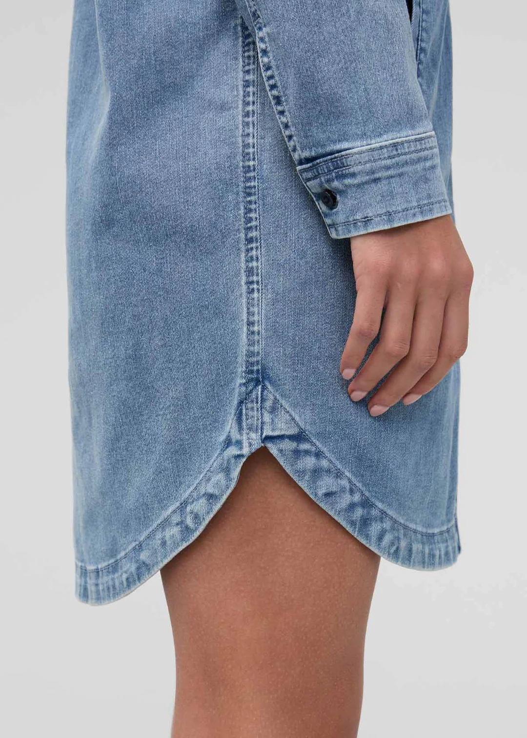 Du/er FEMMES ROBE CHEMISE PERFORMANCE DENIM LITE