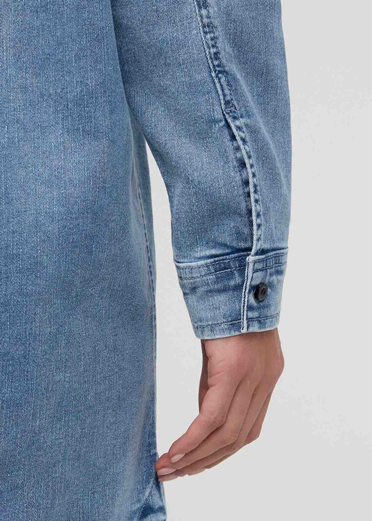 Du/er FEMMES ROBE CHEMISE PERFORMANCE DENIM LITE