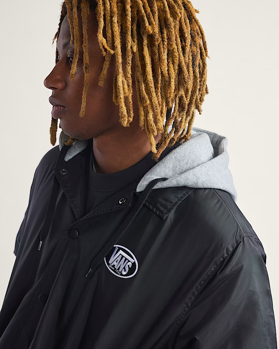 Vans MEN'S RILEY HOODED COACHE'S JACKET