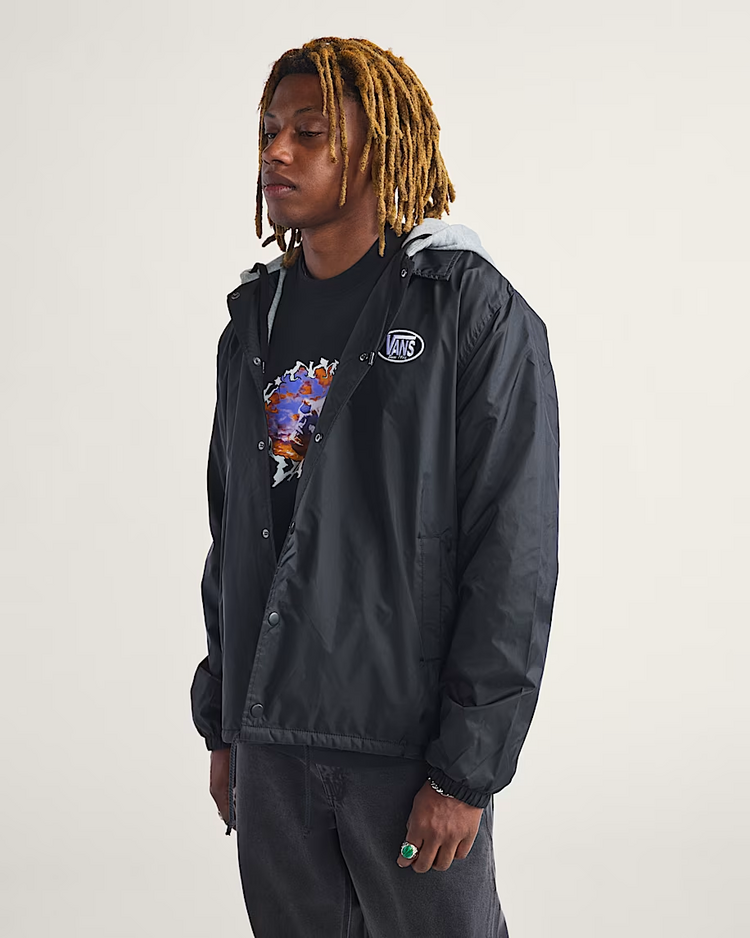 Vans HOMMES RILEY HOODED COACHE'S JACKET