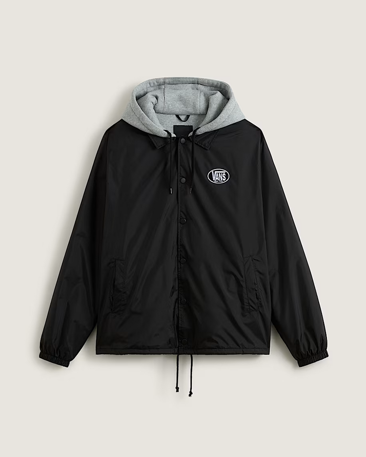 Vans HOMMES RILEY HOODED COACHE'S JACKET