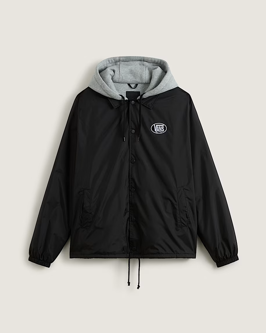Vans MEN'S RILEY HOODED COACHE'S JACKET