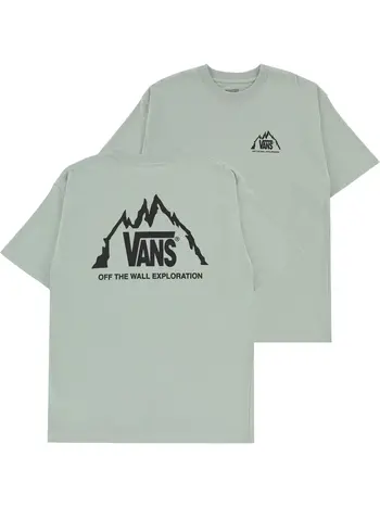 Vans MEN'S MTE CRESTLINE SHORT SLEEVE T-SHIRT GRAY OLIVE