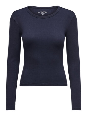Only EASY LONG SLEEVE TOP NIGHT SKY