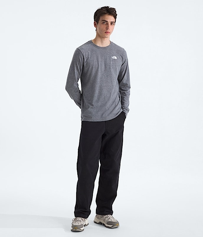 THE NORTH FACE MEN'S EVOLUTION BOX NSE LS TEE