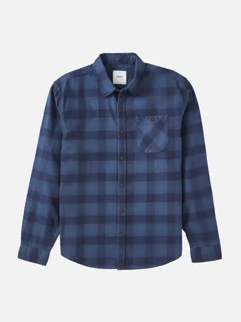 Katin MEN'S DEREK FLANNEL LS DARK BLUE