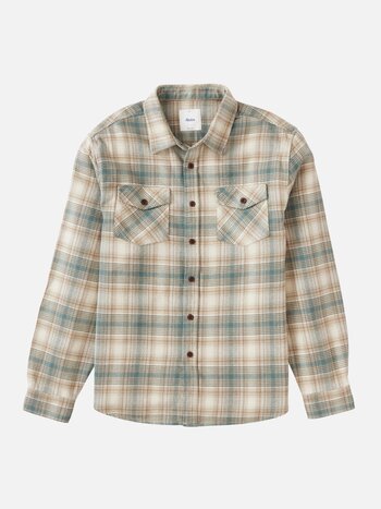 Katin HOMMES SIERRA FLANNEL LS ATLANTIC GREEN