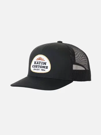 Katin HOMMES DEWEY TRUCKER HAT BLACK