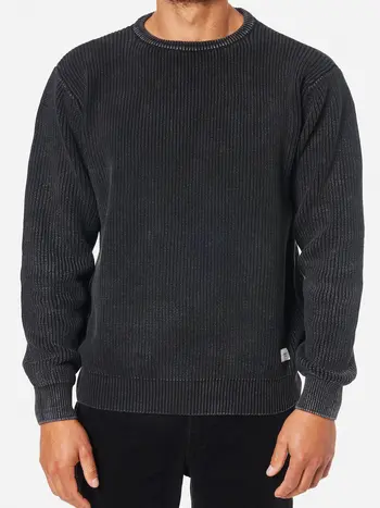 Katin HOMMES SWELL SWEATER BLACK WASH