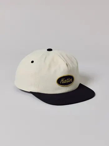 Katin HOMMES ROADSIDE LOGO HAT VINTAGE WHITE