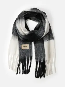 NANA THE BRAND WOMEN'S GENEVE SCARF BLACK/WHITE