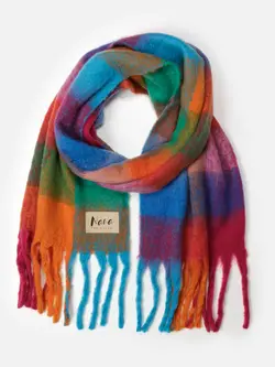 NANA THE BRAND WOMEN'S GENEVE SCARF MULTI RED