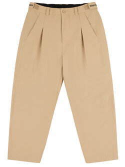Souvenir HOMMES PANTALON DE NEIGE PLEATED CHINO BRITISH KHAKI