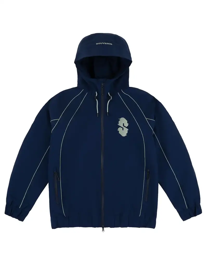 SOUVENIR - MEN'S INSULATED TRACK JACKET NAVY - Universe Boardshop