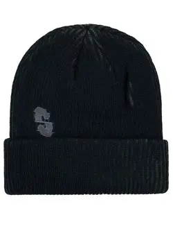 Souvenir MEN'S TWO TONE RIB BEANIE BLACK