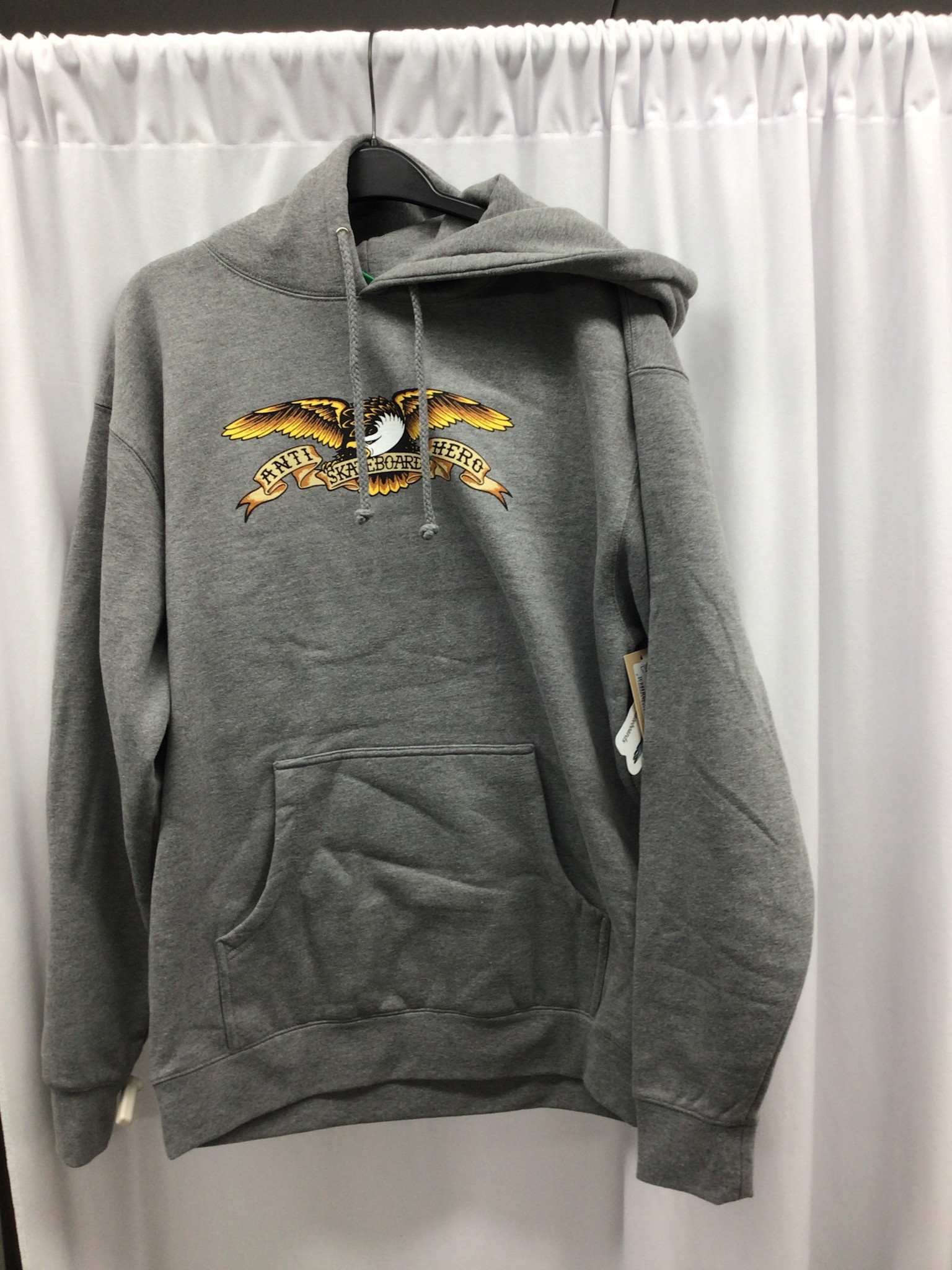 Antihero HOMMES EAGLE HOOD GUNMETAL HEATHER/BLACK MULTICOLOR