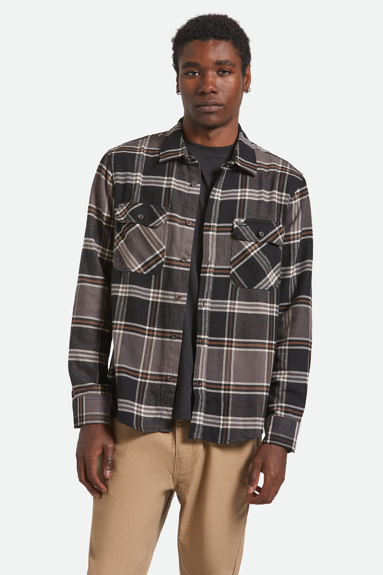 Brixton HOMMES BOWERY FLANNEL LS