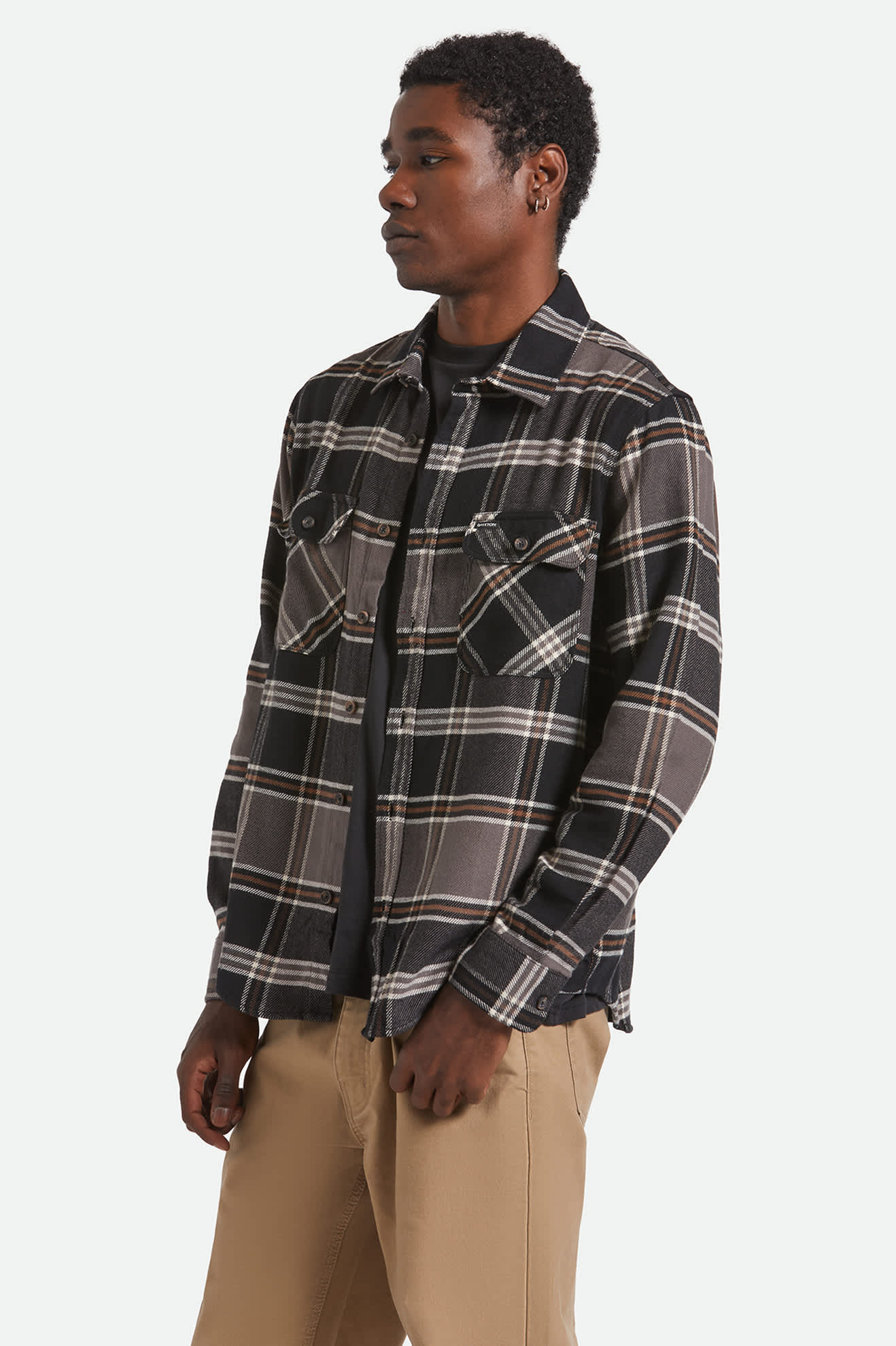 Brixton HOMMES BOWERY FLANNEL LS