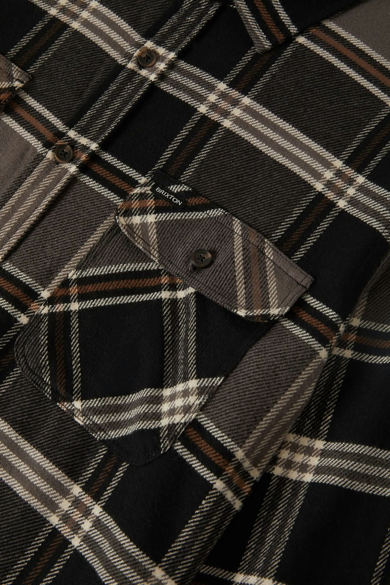 Brixton HOMMES BOWERY FLANNEL LS