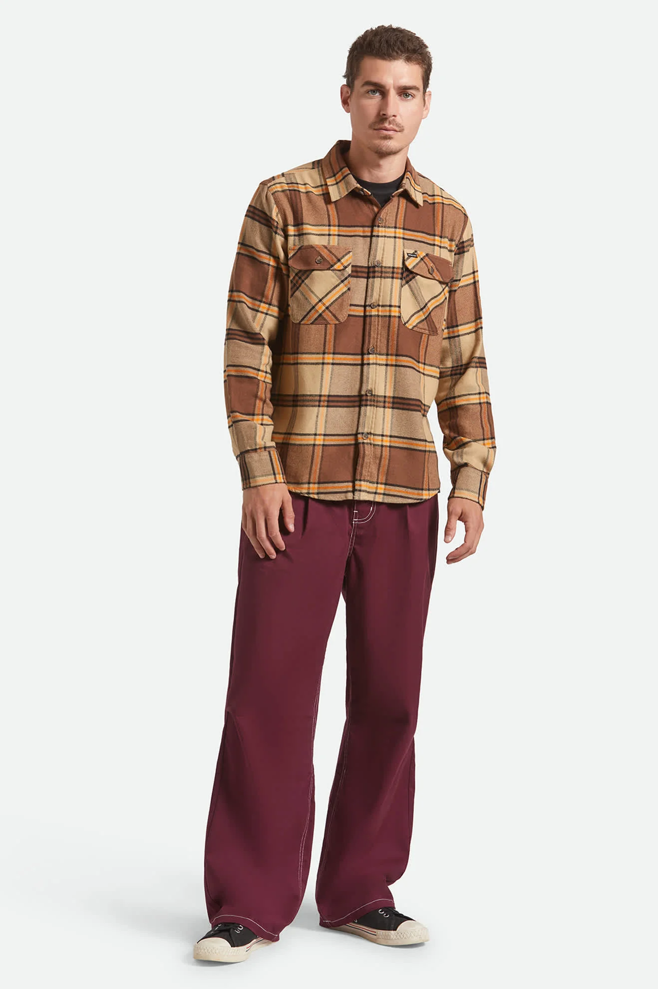 Brixton MEN'S BOWERY FLANNEL LS