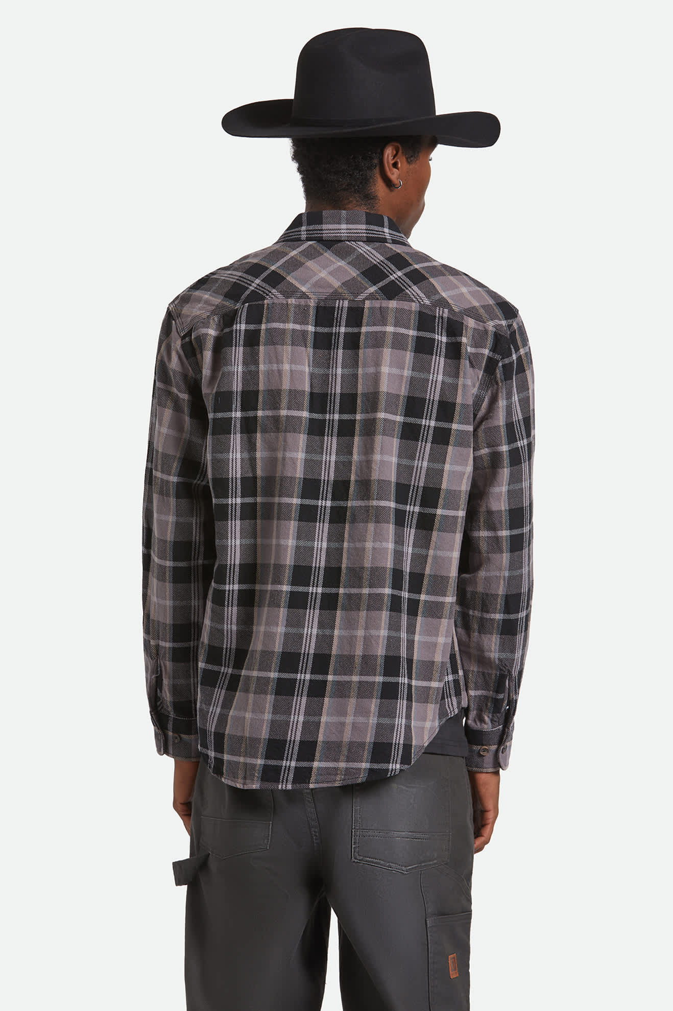 Brixton MEN'S VINTAGE WASH FLANNEL LS