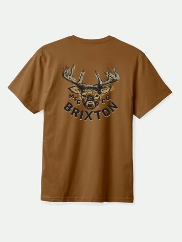 Brixton MEN'S BERICK TAILORED T-SHIRT WASHED COPPER