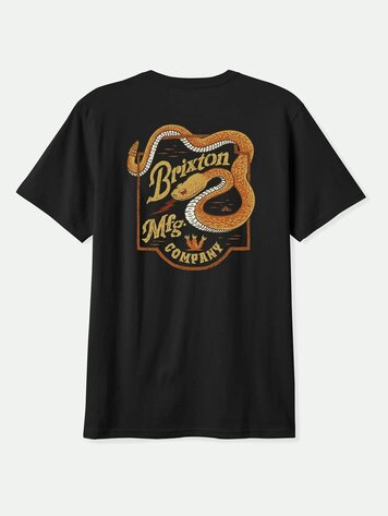 Brixton HOMMES ROTHWELL TAILORED T-SHIRT BLACK