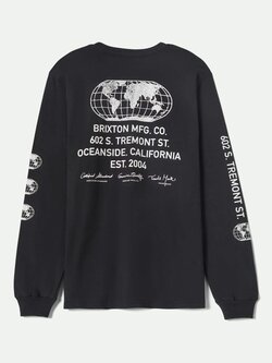 Brixton HOMMES UNION STANDARD LS BLACK