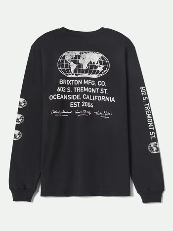 Brixton HOMMES UNION STANDARD LS BLACK