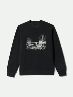 Brixton HOMMES GALLOP CREW BLACK