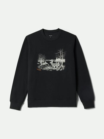 Brixton HOMMES GALLOP CREW BLACK