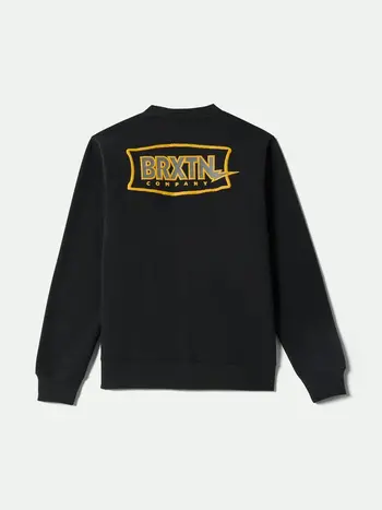 Brixton HOMMES LIGHTENING CREW BLACK