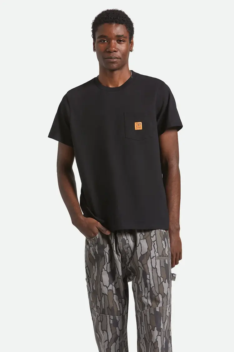 Brixton MEN'S UNION HW BOXY POCKET T-SHIRT