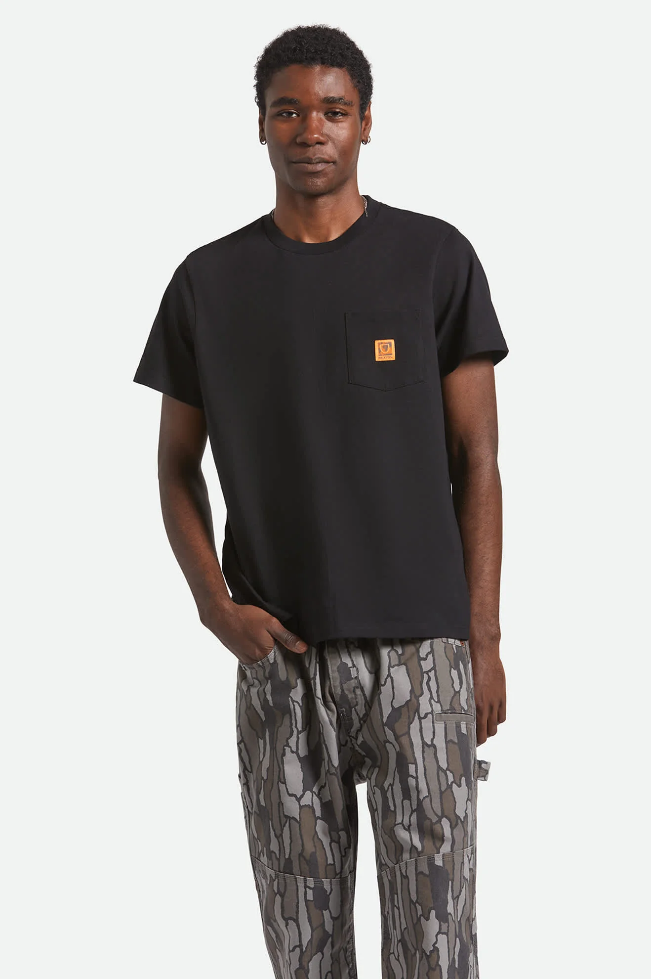 Brixton HOMMES UNION HW BOXY POCKET T-SHIRT