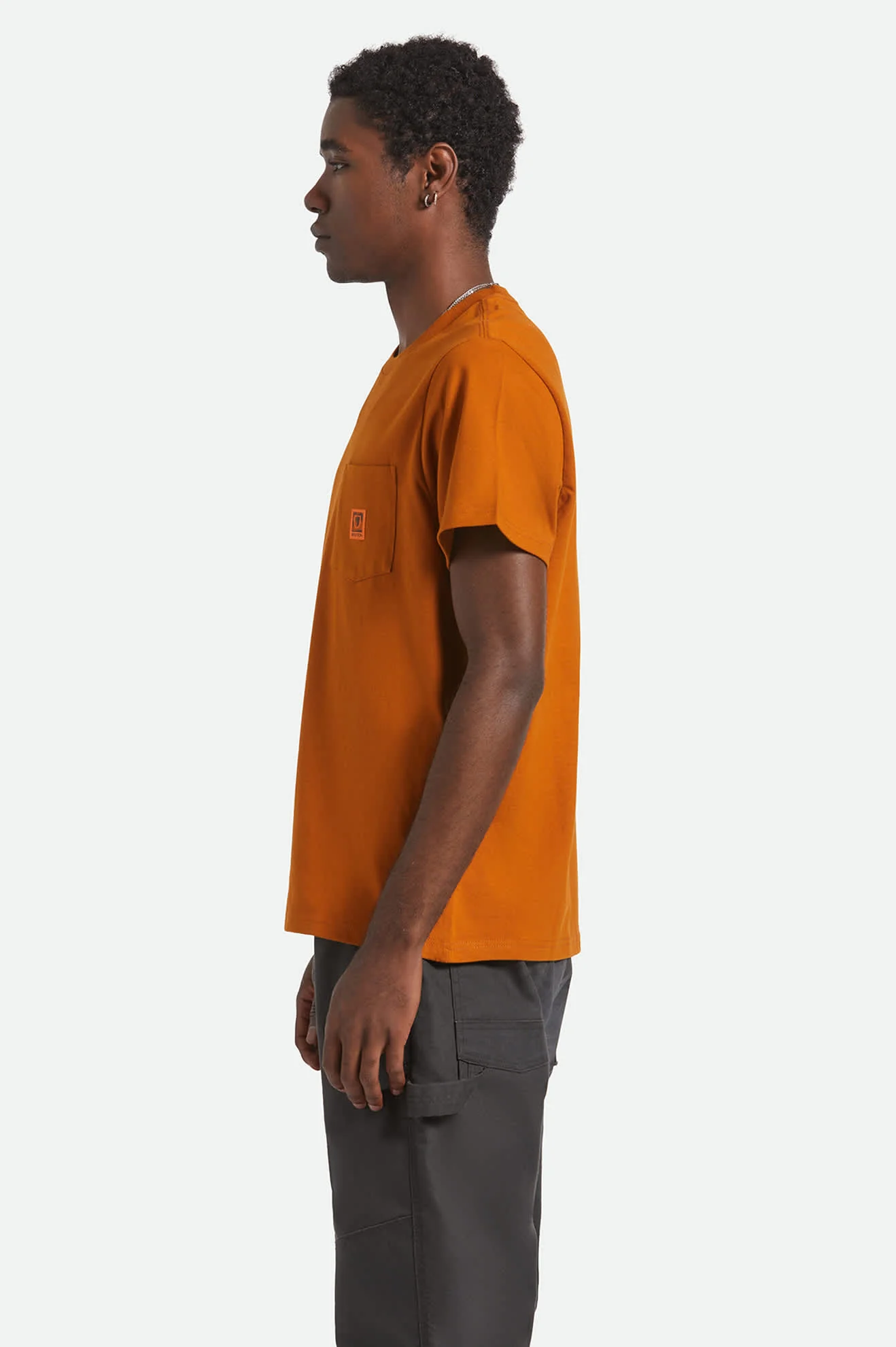 Brixton MEN'S UNION HW BOXY POCKET T-SHIRT