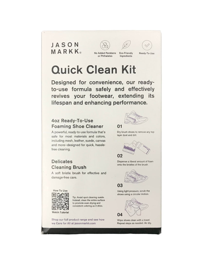 Jason Markk KIT DE NETTOYAGE RAPIDE ENTRETIEN DES CHAUSSURES PREMIUM