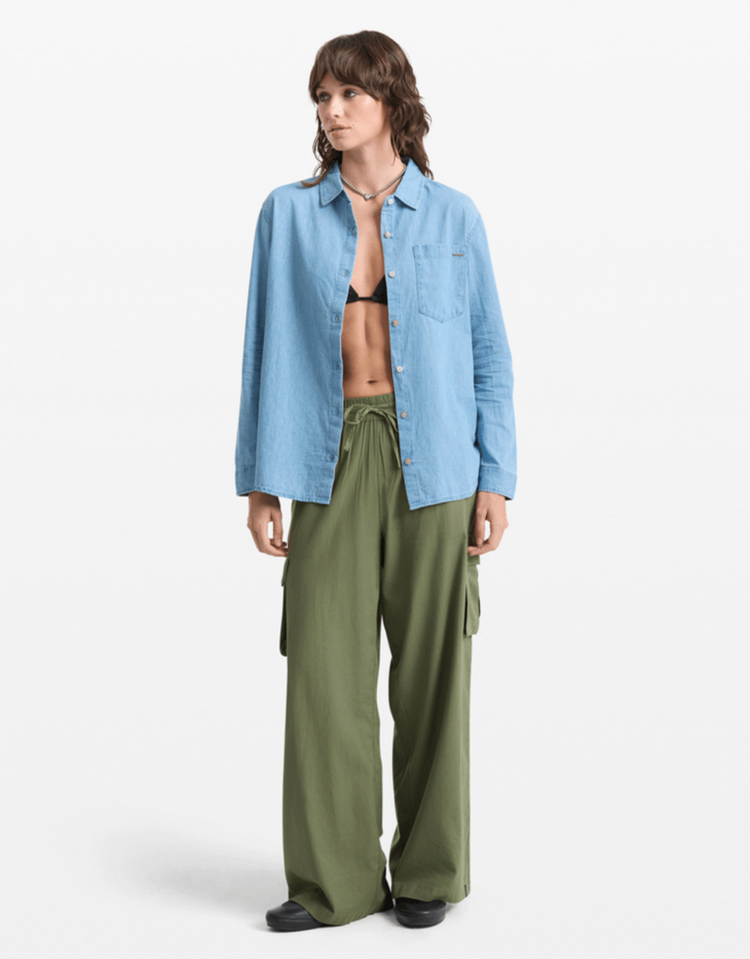 Volcom FEMMES LIVED IN BUTTON UP