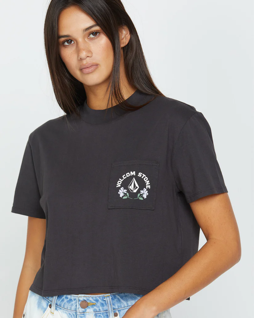 Volcom WOMEN'S POCKET DIAL T-SHIRT