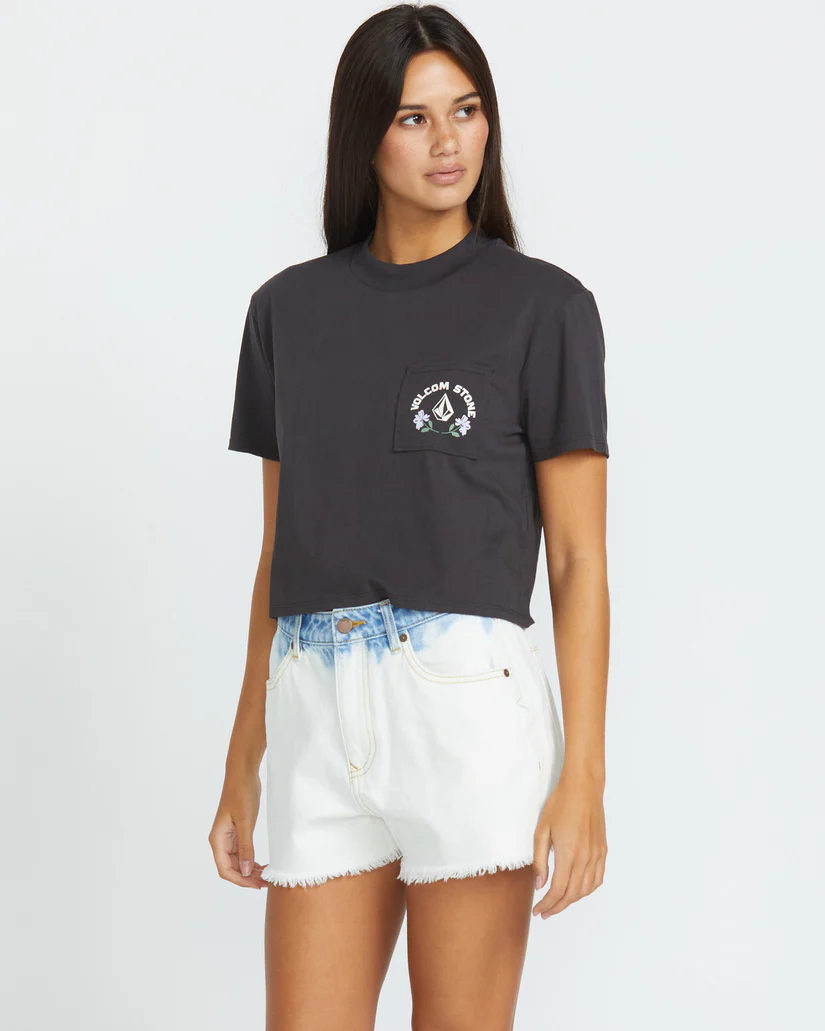 Volcom WOMEN'S POCKET DIAL T-SHIRT