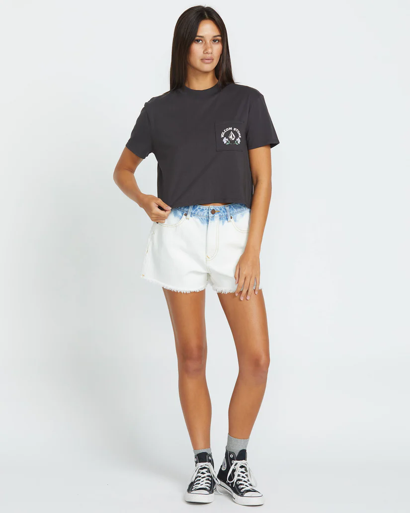 Volcom WOMEN'S POCKET DIAL T-SHIRT