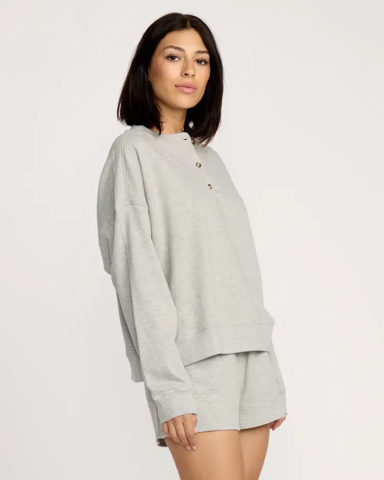 Volcom FEMMES LIVED IN FLEECE HENLEY