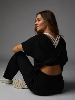 NANA THE BRAND FEMMES AURORE T-SHIRT BLACK