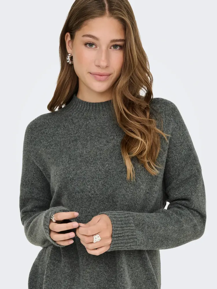 Only WOMEN'S HAZEL HIGHNECK KNITTED PULLOVER