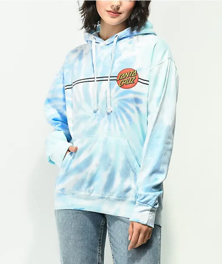Santa Cruz FEMMES CLASSIC DOT TIE DYE HOODIE