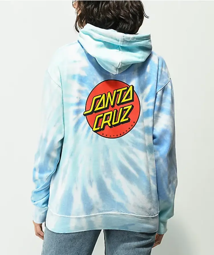 Santa Cruz FEMMES CLASSIC DOT TIE DYE HOODIE
