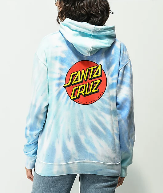 Santa Cruz FEMMES CLASSIC DOT TIE DYE HOODIE
