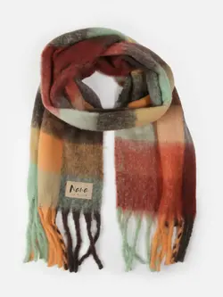 NANA THE BRAND WOMEN'S GENEVE SCARF MULTI BURGUNDY