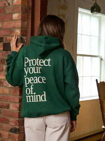 NANA THE BRAND FEMMES SHANIE HOODIE EMERALD GREEN
